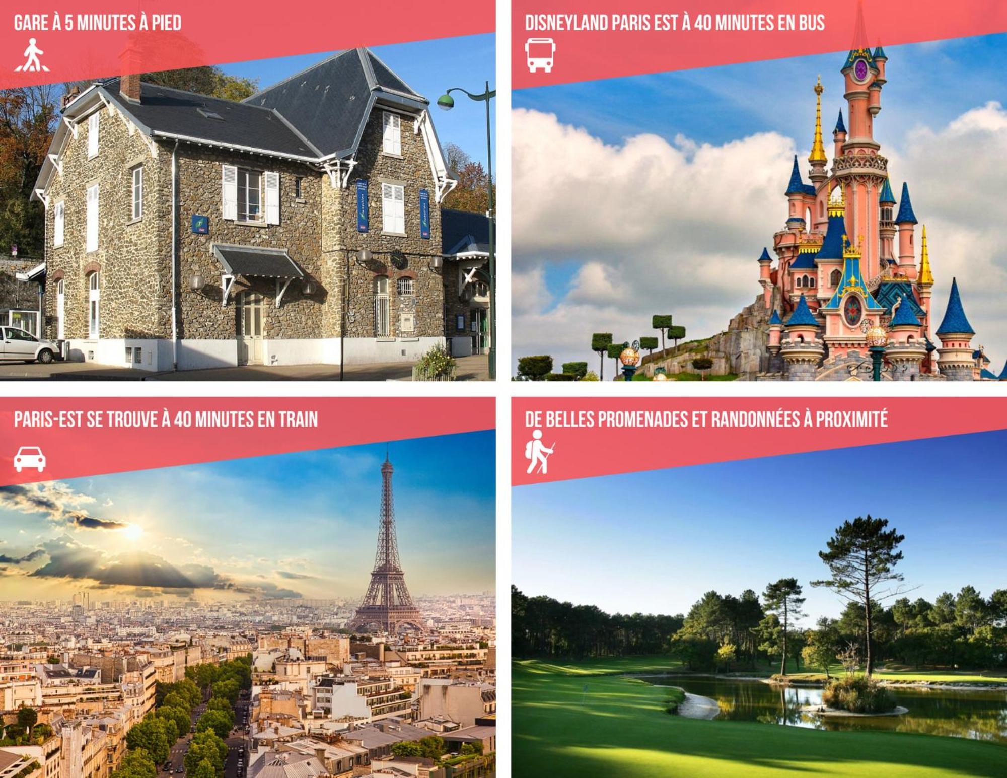 Le Cocon Douillet - 5" De La Gare - Wifi - Acces Direct Paris & Disneyland Jouarre Dış mekan fotoğraf
